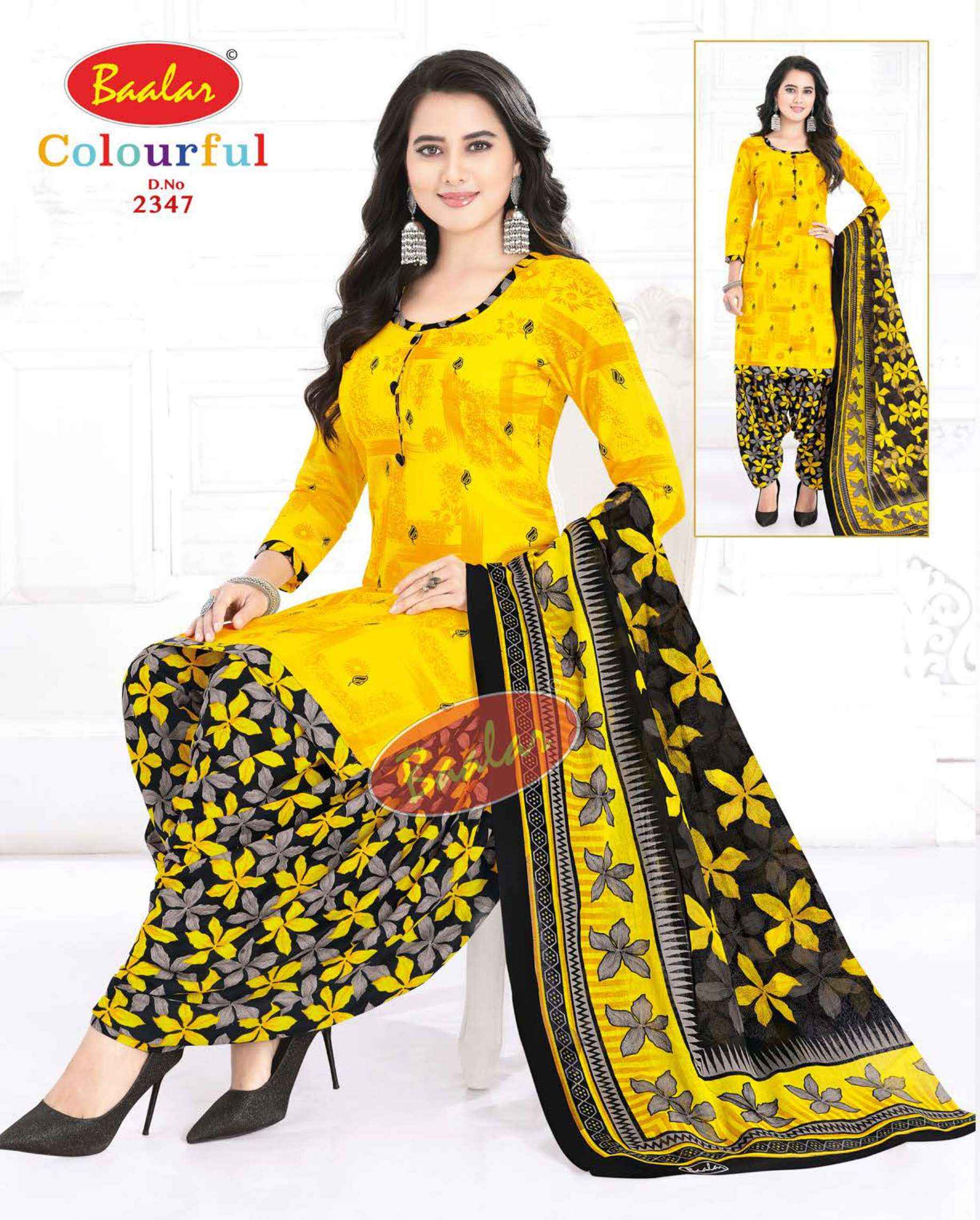 Baalar Colourful Vol 23 Cotton Dress Material 36 pcs Catalogue