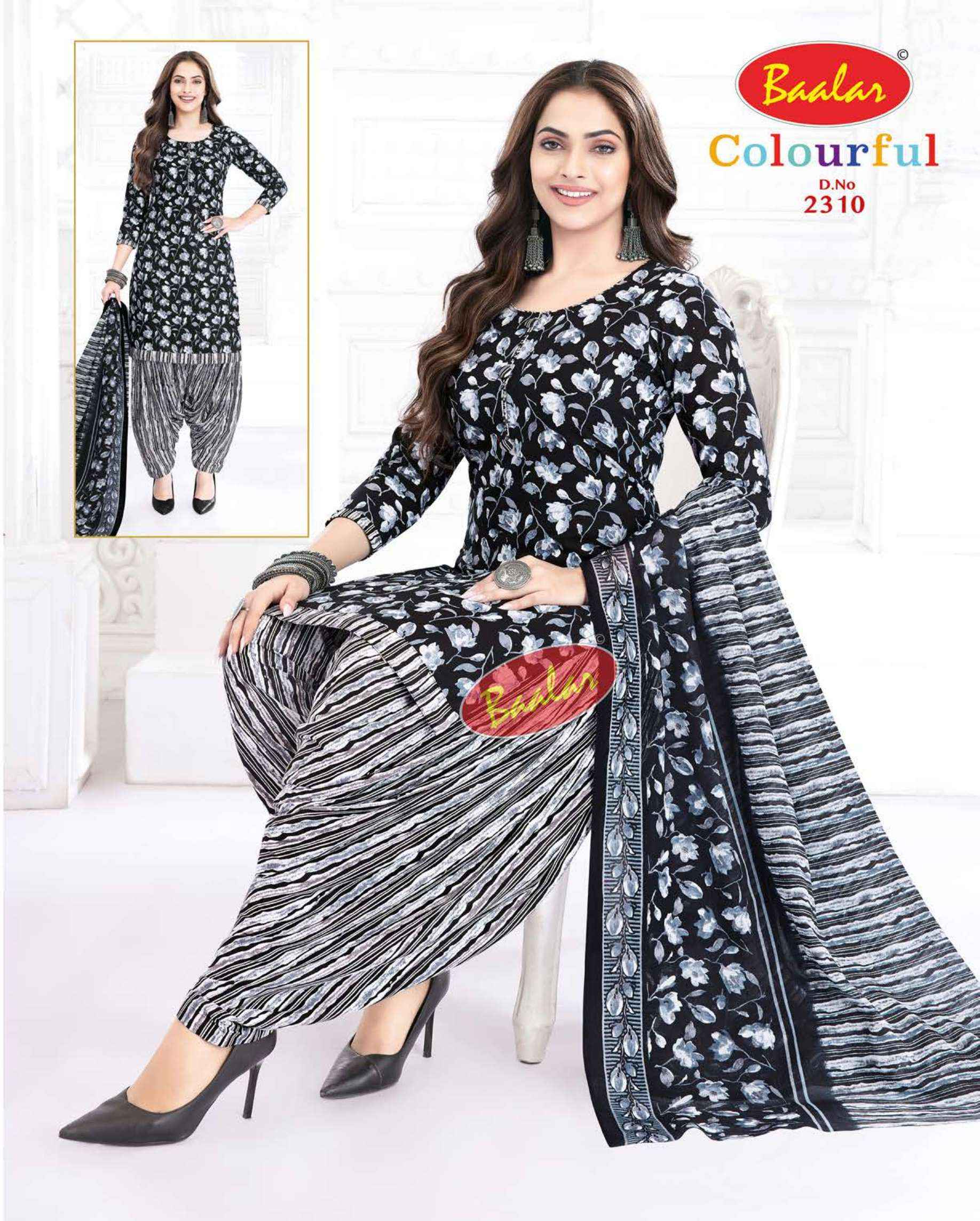 Baalar Colourful Vol 23 Cotton Dress Material 36 pcs Catalogue