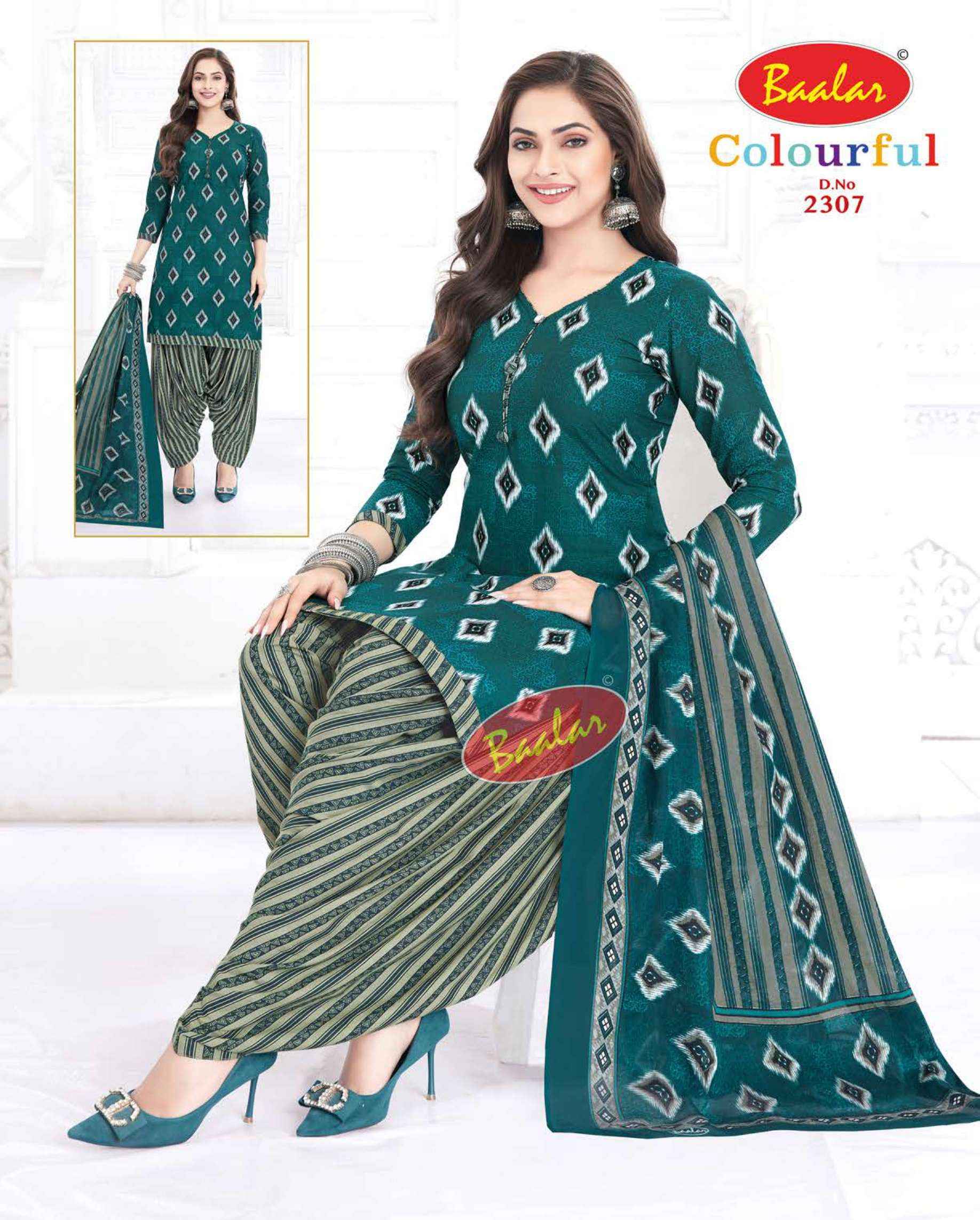 Baalar Colourful Vol 23 Cotton Dress Material 36 pcs Catalogue