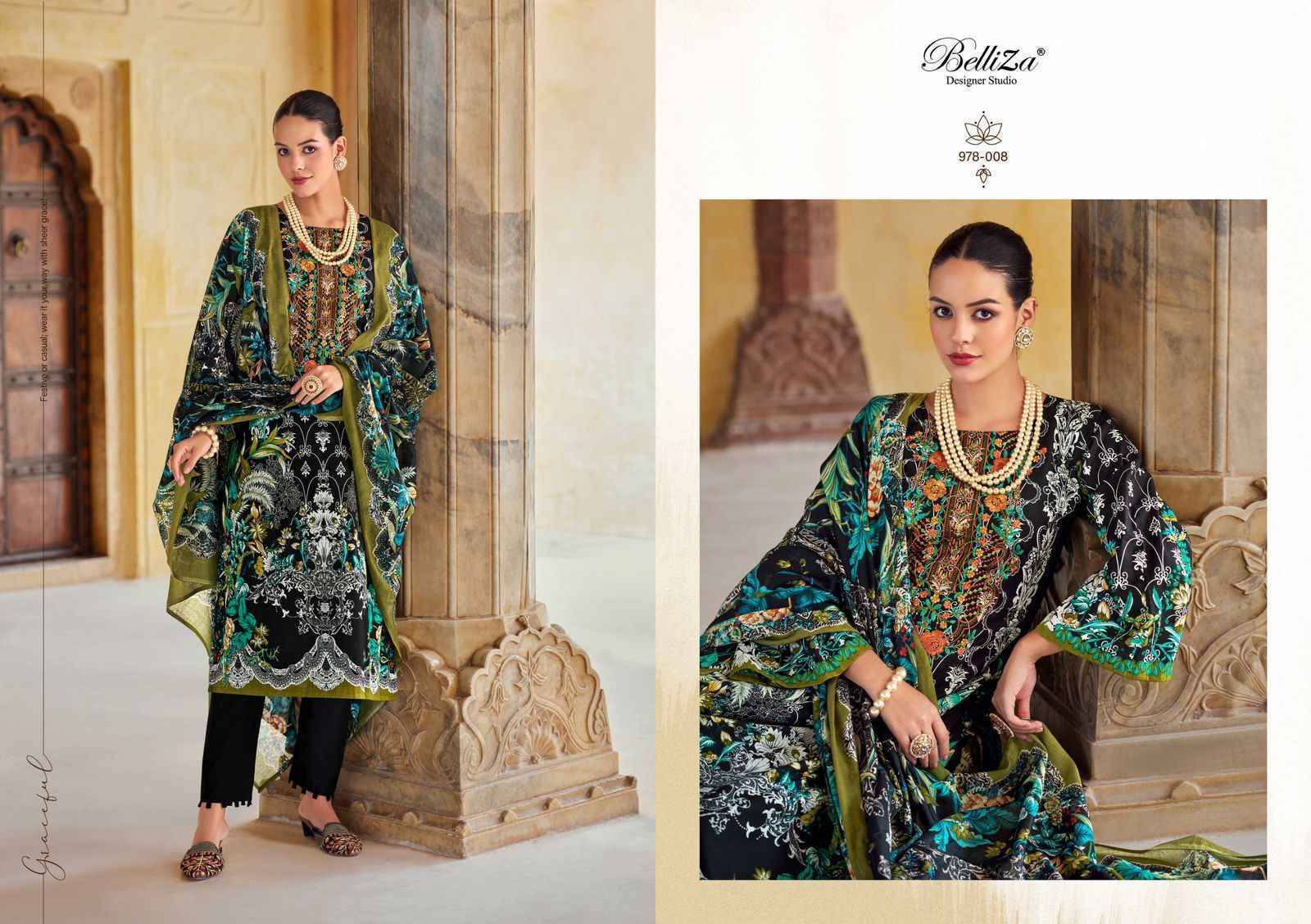 Belliza Naira Vol 75 Cotton Dress Material 8 pcs Cataloge