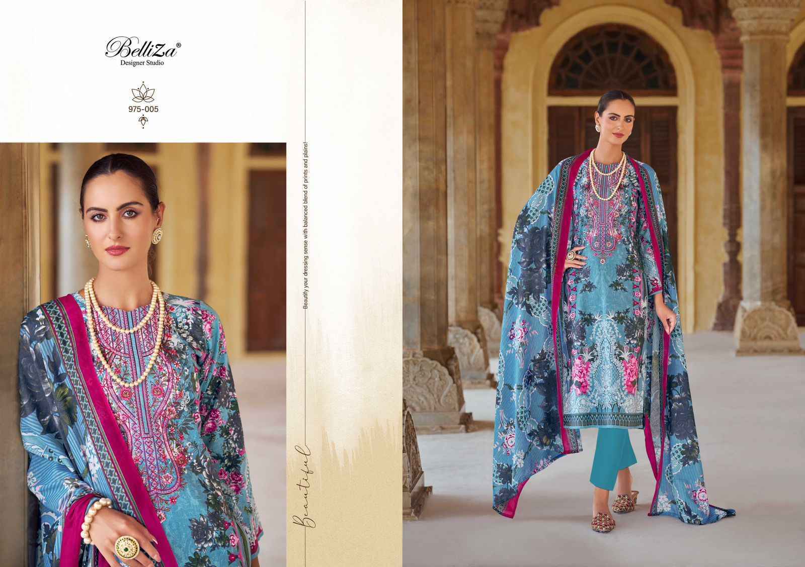 Belliza Naira Vol 75 Cotton Dress Material 8 pcs Cataloge