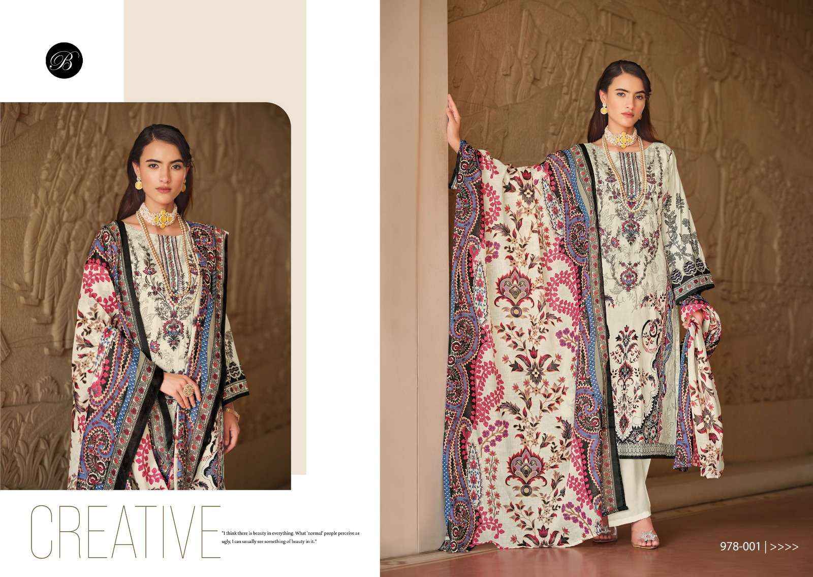 Belliza Naira Vol 76 Cotton Dress Material 8 pcs Cataloge