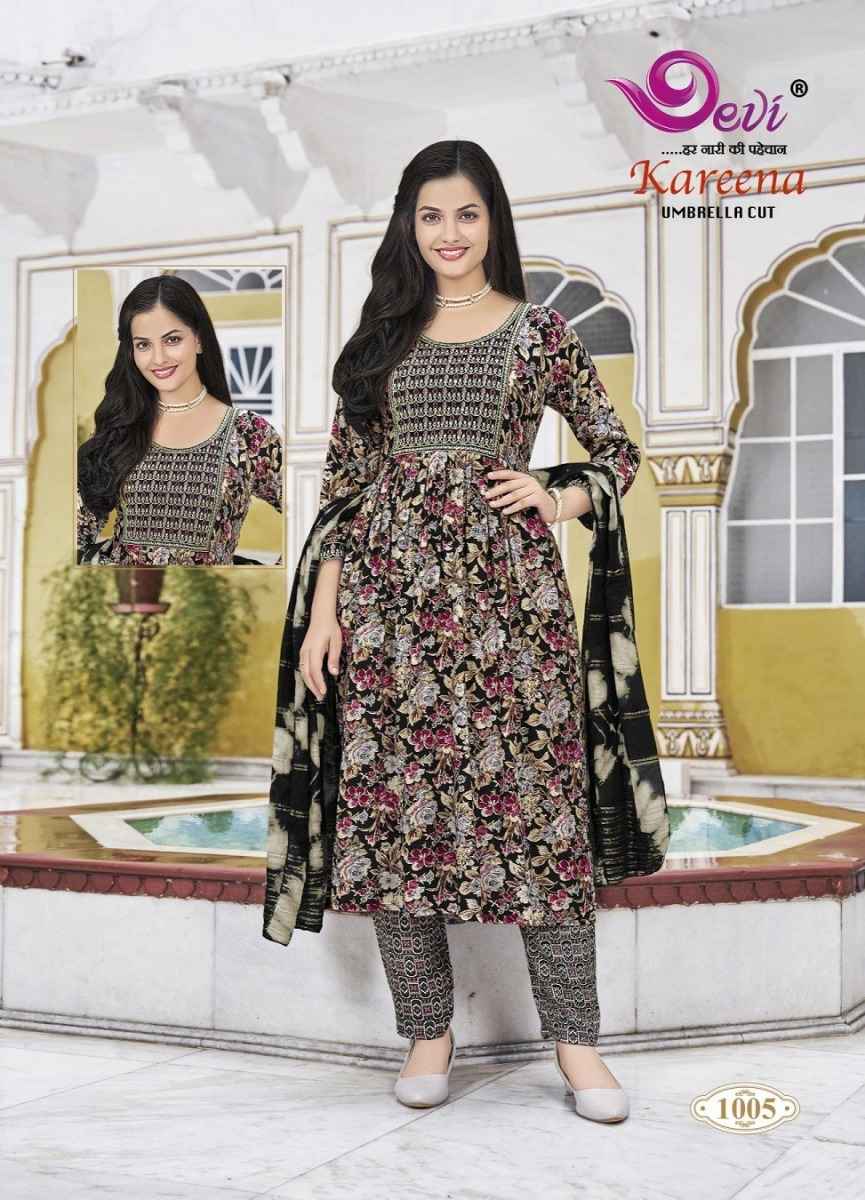 Devi Kareena Vol 1 Rayon Kurti Combo 8 pcs Catalogue