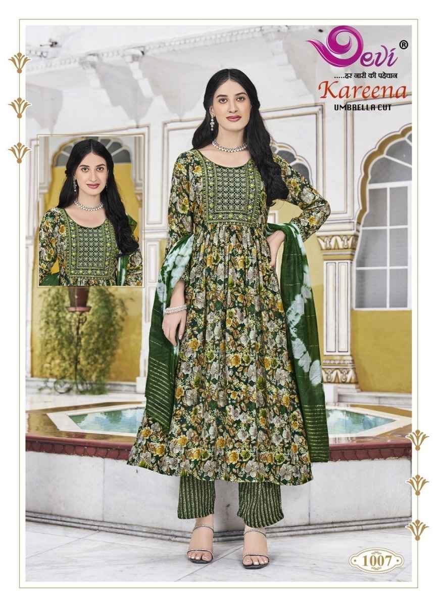Devi Kareena Vol 1 Rayon Kurti Combo 8 pcs Catalogue