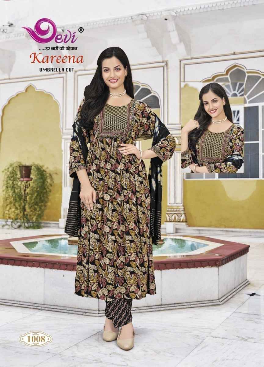 Devi Kareena Vol 1 Rayon Kurti Combo 8 pcs Catalogue