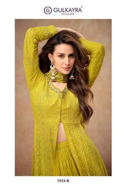Gulkayra Designer Farina Georgette Readymade Dress 4 pcs Catalogue