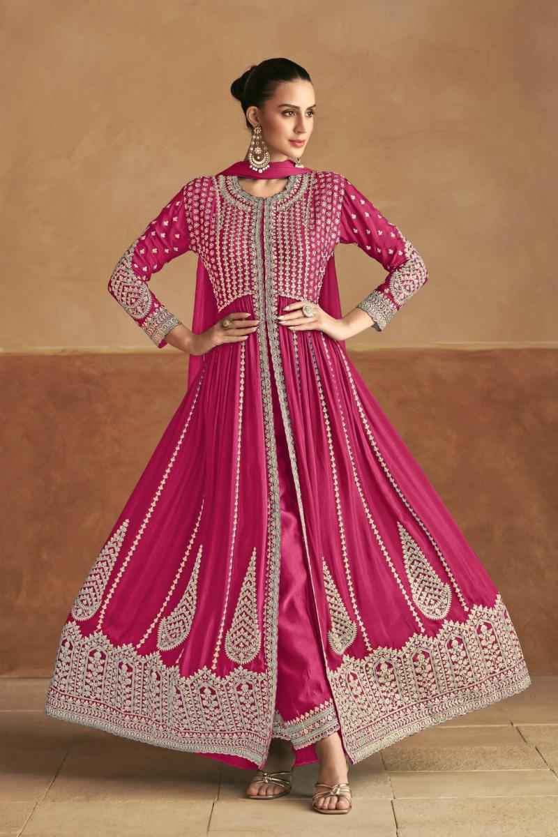 Gulkayra Designer Tanim Readymade Chinon Dress 3 pcs Catalogue