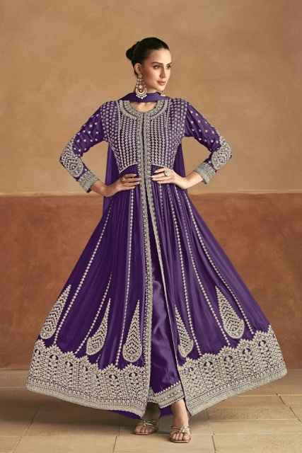 Gulkayra Designer Tanim Readymade Chinon Dress 3 pcs Catalogue