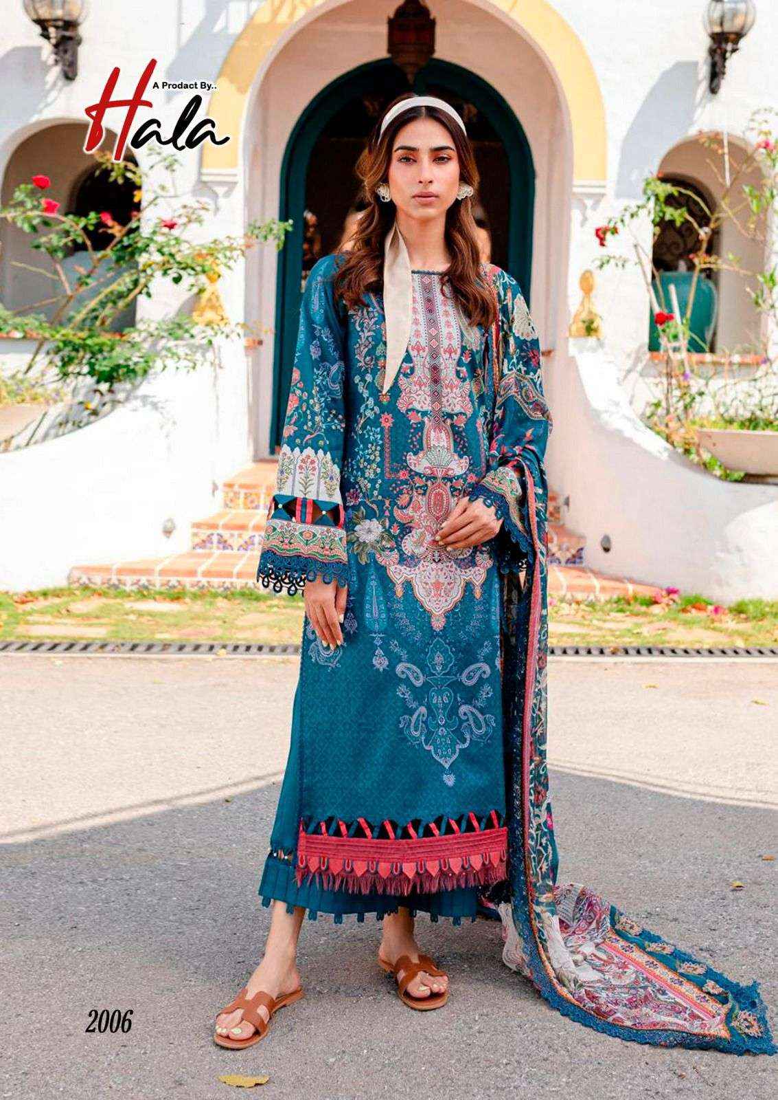 Hala Rang Rasiya Vol 2 Cotton Dress Material 6 pcs Catalogue