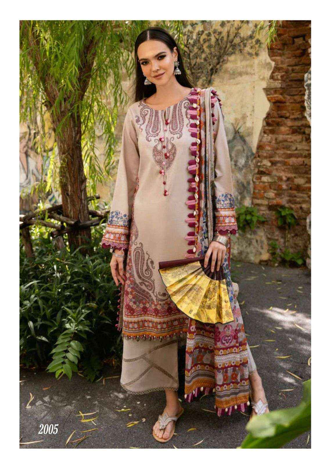 Hala Rang Rasiya Vol 2 Cotton Dress Material 6 pcs Catalogue