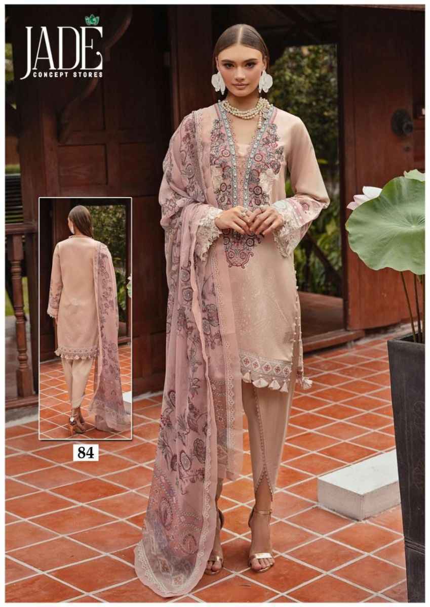 Jade Chevron Vol 9 Lawn Cotton Dress Material 6 Pc Catalog