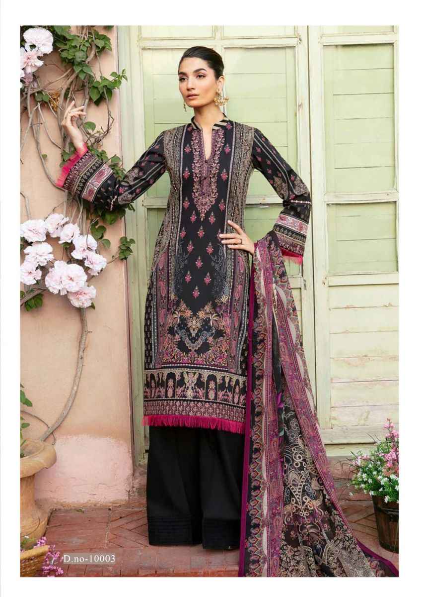 Jade Crimson Exclusive Heavy Lawn Collection Vol 10 Cotton Dress Material 6 pc Cataloge