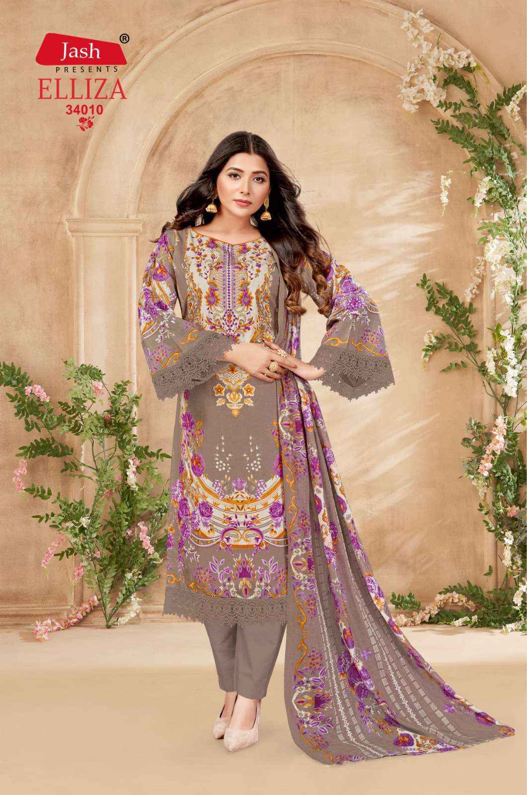 Jash Elliza Vol 34 Cotton Dress Material 10 pcs Catalogue