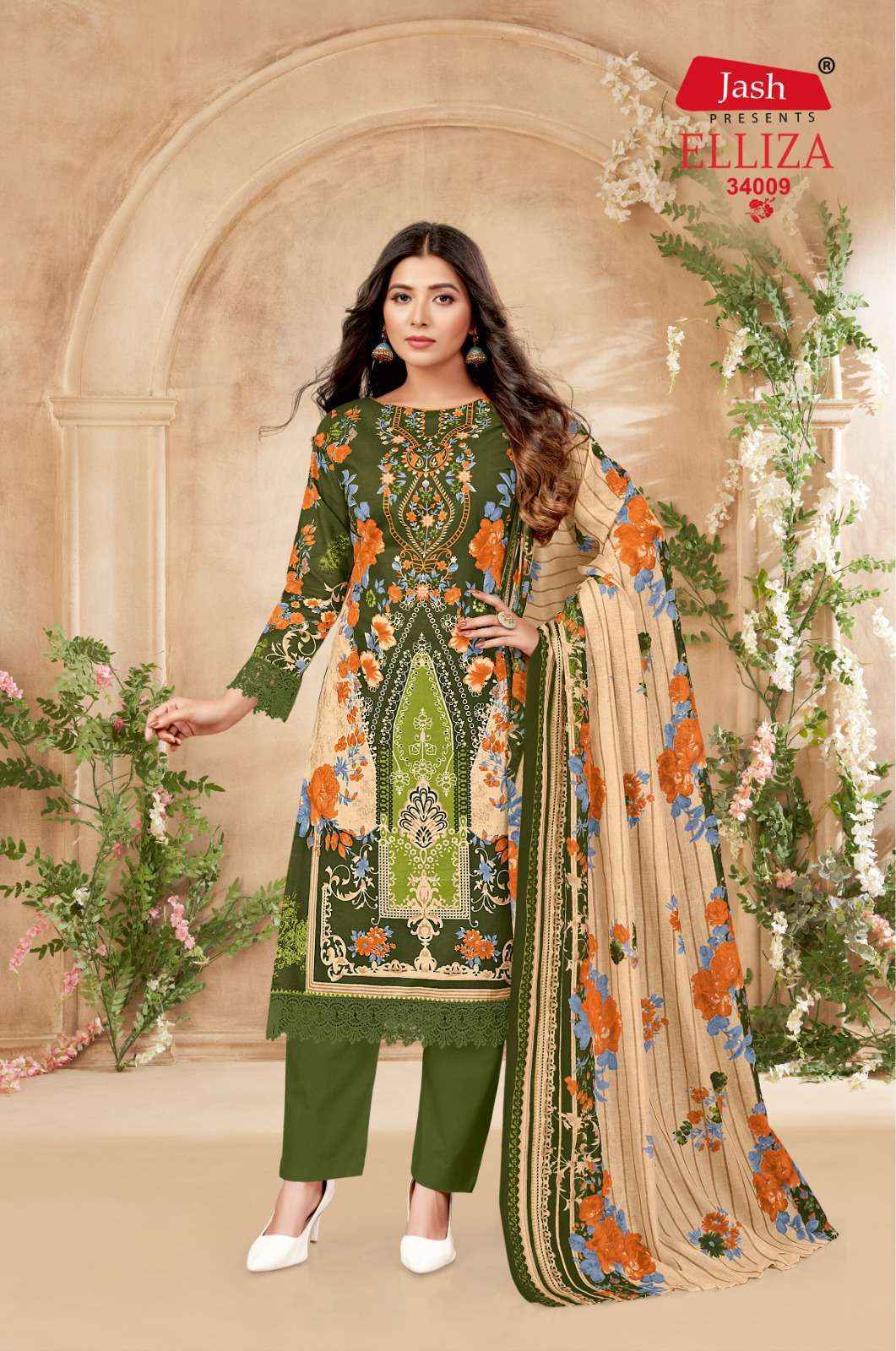 Jash Elliza Vol 34 Cotton Dress Material 10 pcs Catalogue