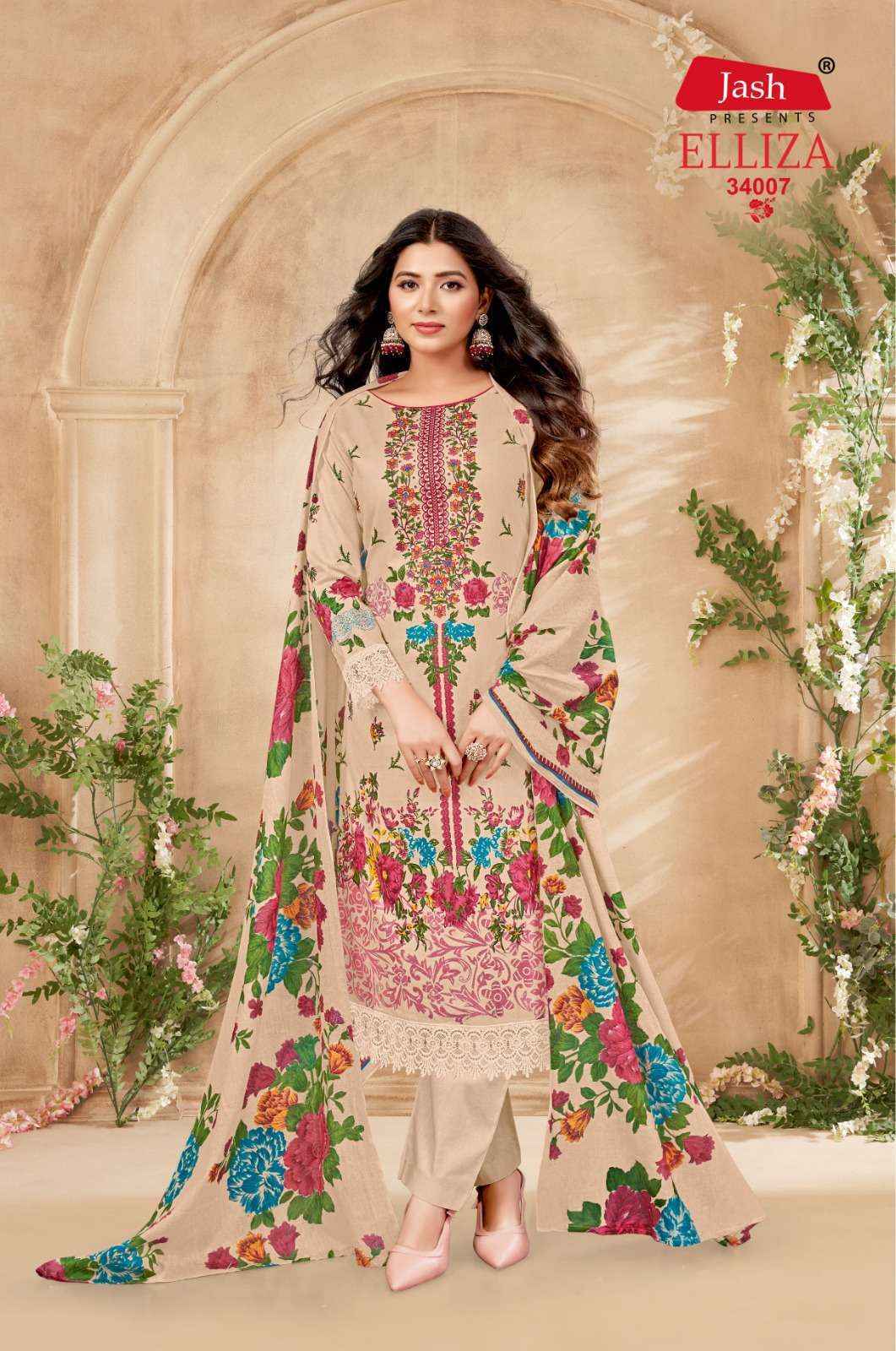 Jash Elliza Vol 34 Cotton Dress Material 10 pcs Catalogue