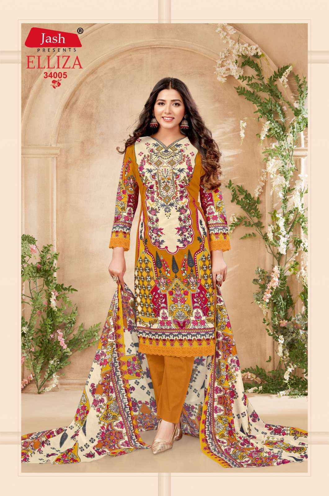 Jash Elliza Vol 34 Cotton Dress Material 10 pcs Catalogue
