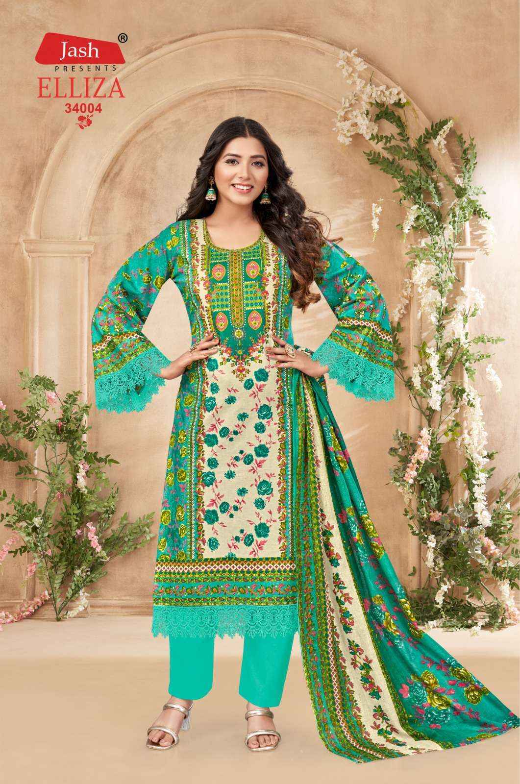 Jash Elliza Vol 34 Cotton Dress Material 10 pcs Catalogue