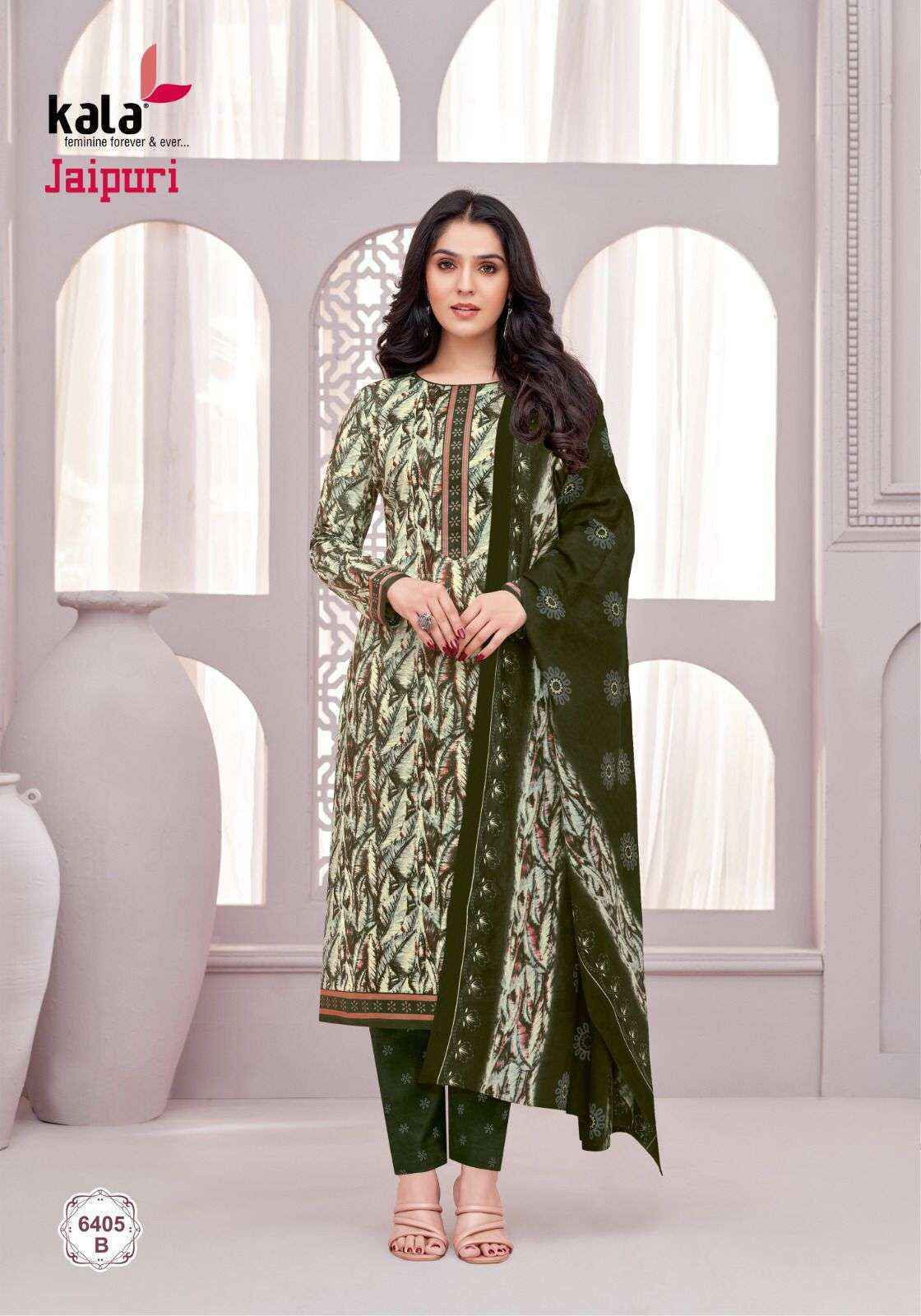 Kala Fashion Jaipuri Vol 6 Cotton Dress Material 12 pcs Catalogue
