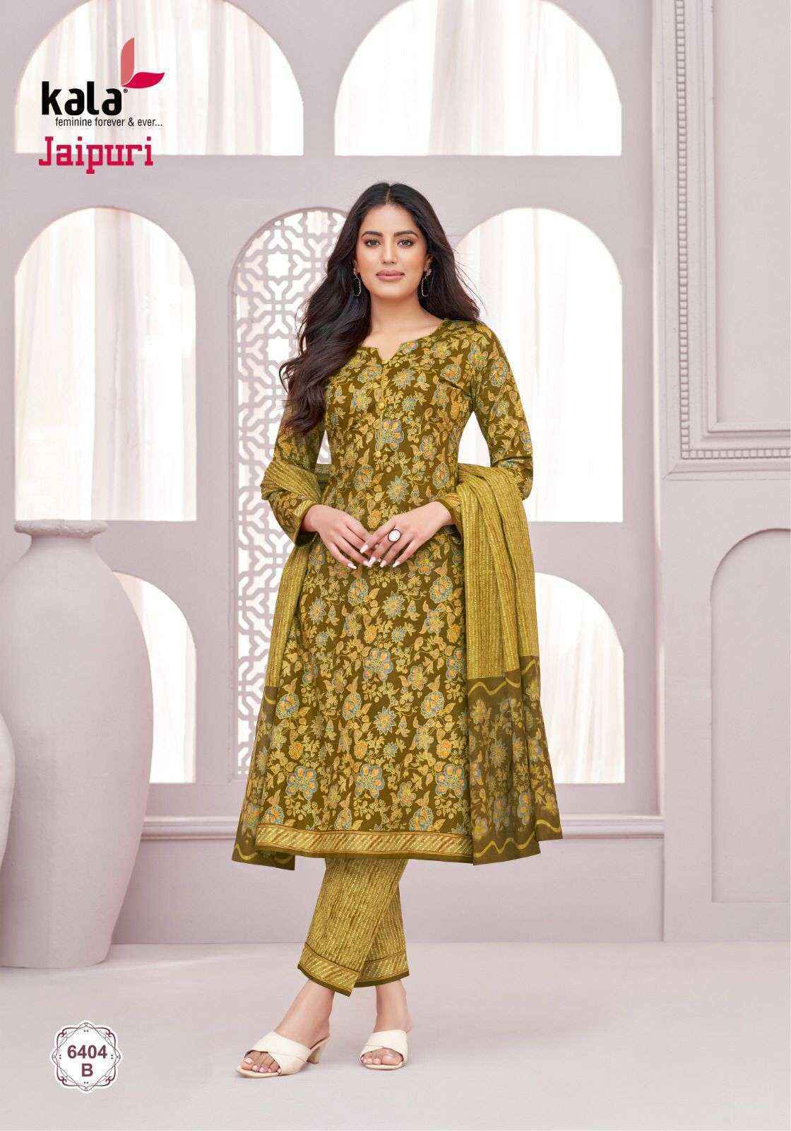 Kala Fashion Jaipuri Vol 6 Cotton Dress Material 12 pcs Catalogue