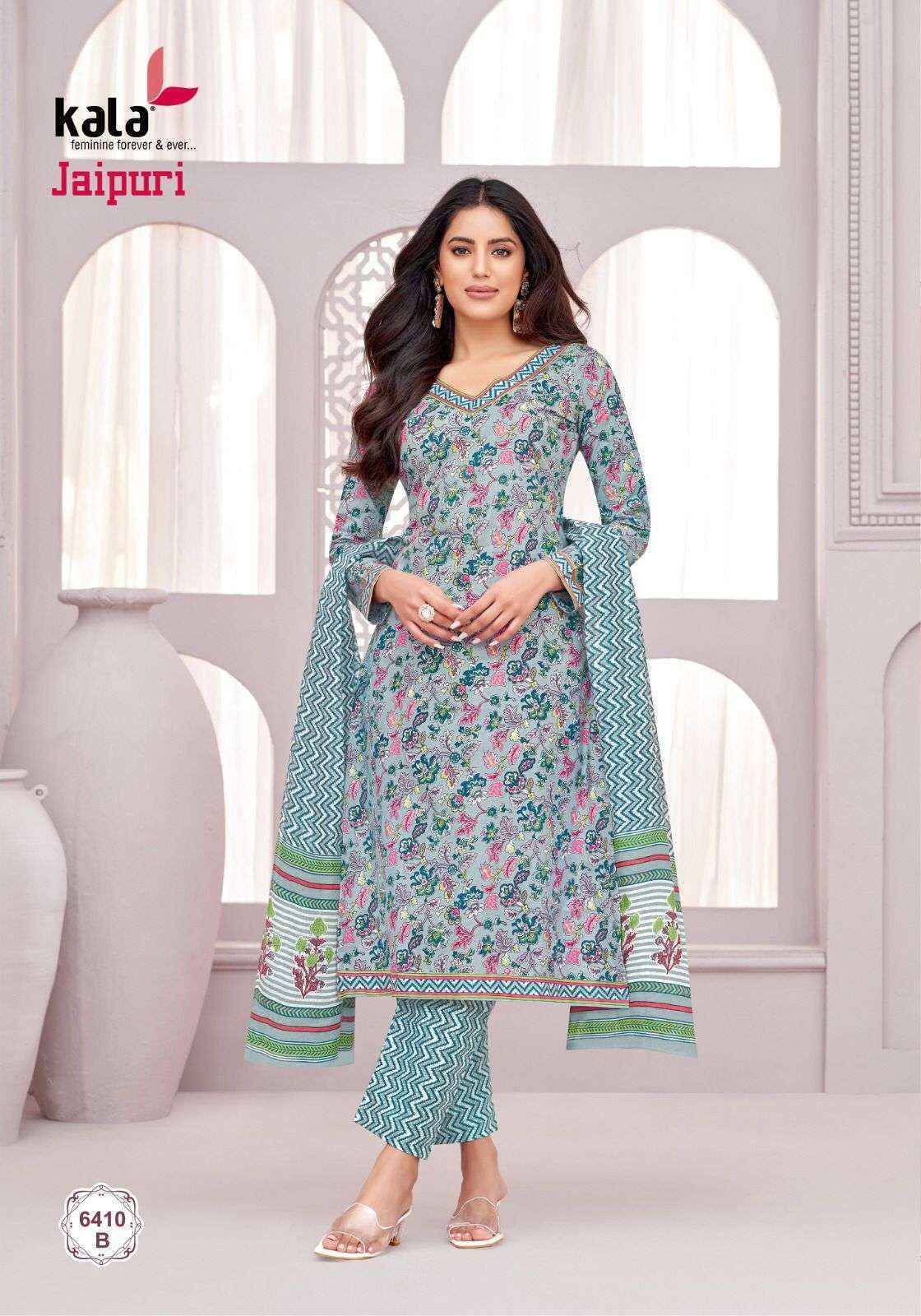 Kala Fashion Jaipuri Vol 6 Cotton Dress Material 12 pcs Catalogue