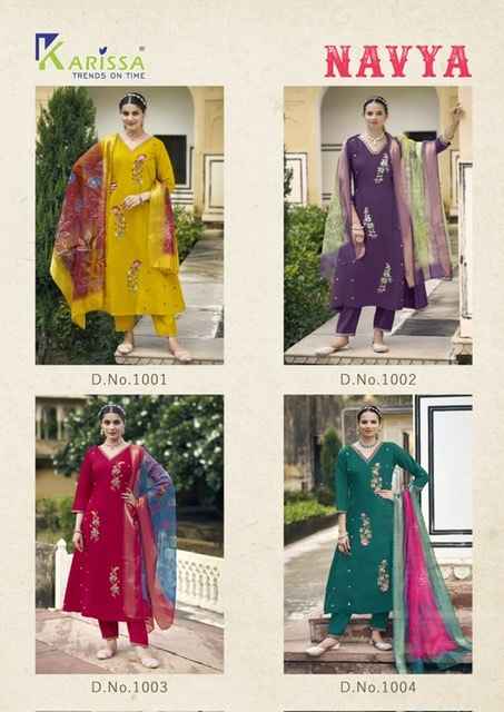 Karissa Navya Viscose Silk Kurti Combo 4 pcs Catalogue