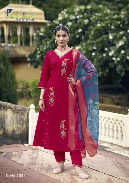 Karissa Navya Viscose Silk Kurti Combo 4 pcs Catalogue