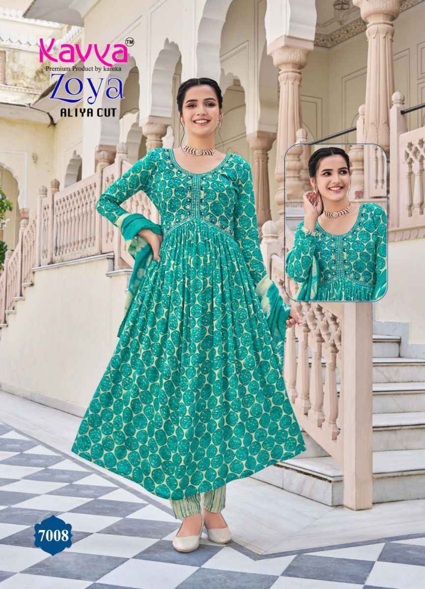 Kavya Zoya Vol 7 Rayon Kurti Combo 10 pcs Catalogue