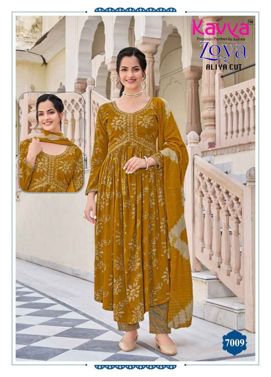 Kavya Zoya Vol 7 Rayon Kurti Combo 10 pcs Catalogue