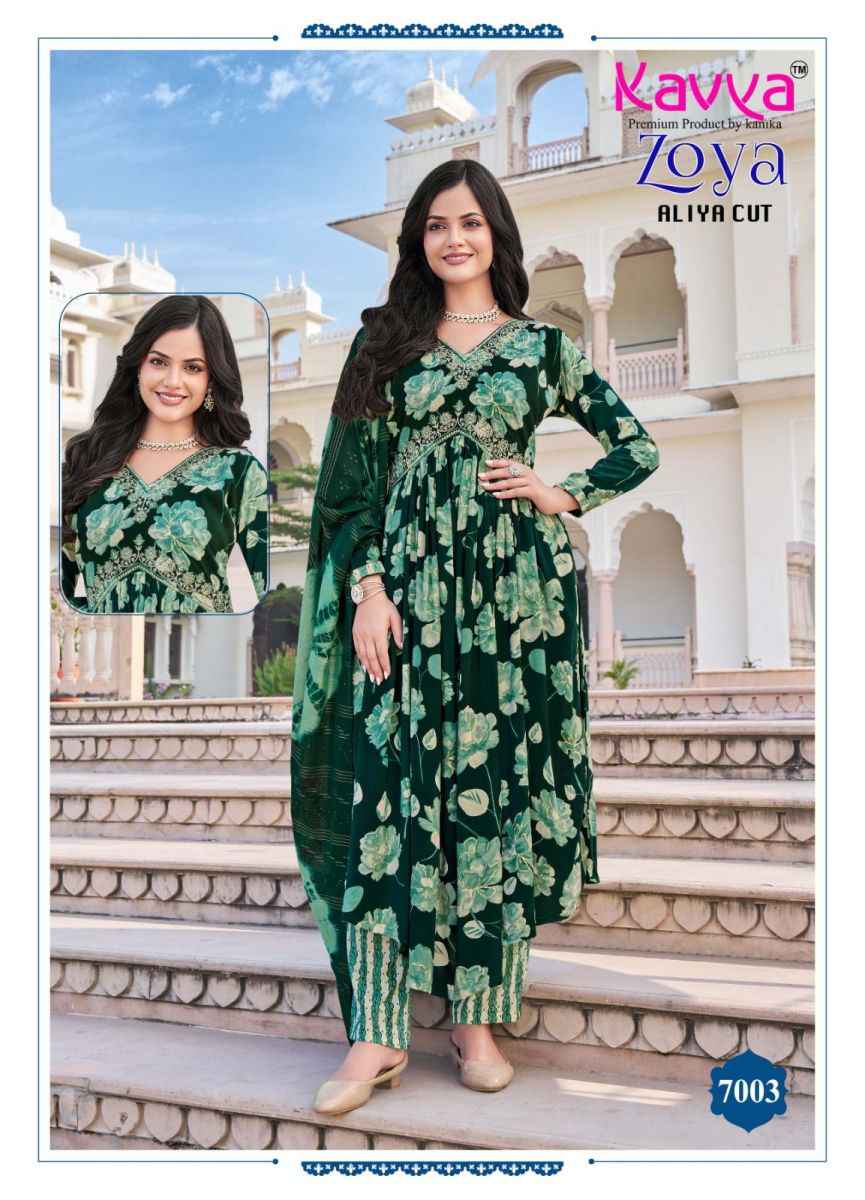 Kavya Zoya Vol 7 Rayon Kurti Combo 10 pcs Catalogue