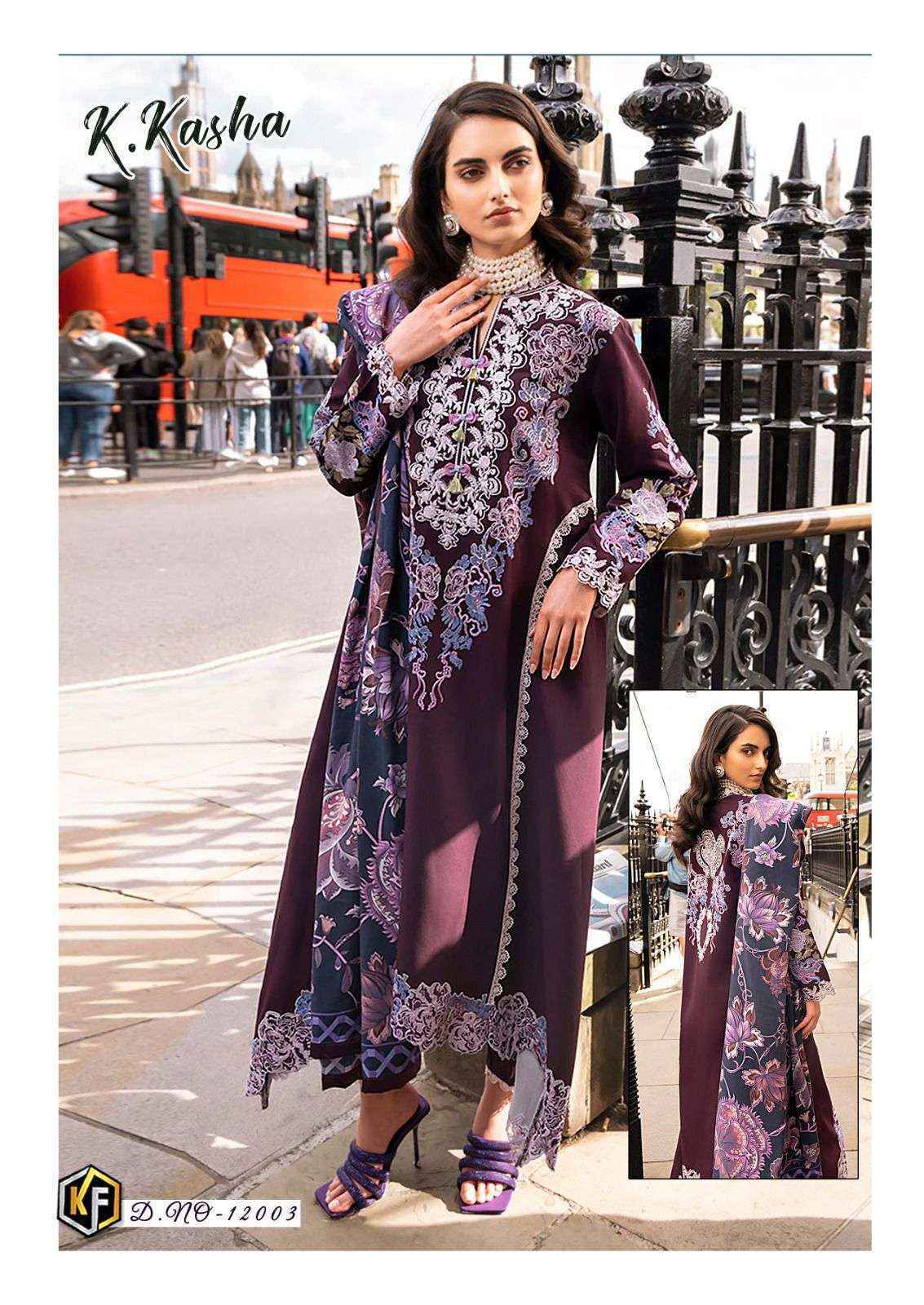 Keval Fab K Kasha Vol 12 Cotton Dress Material 6 pc Cataloge