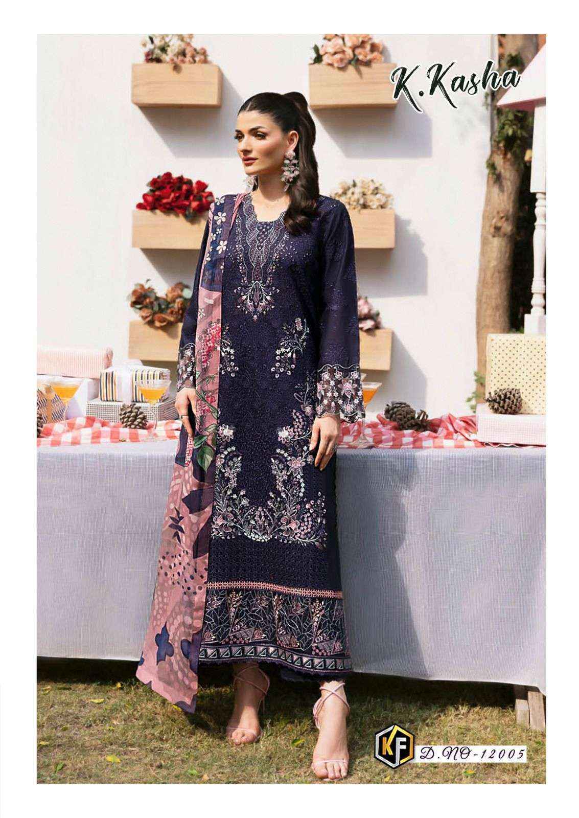 Keval Fab K Kasha Vol 12 Cotton Dress Material 6 pc Cataloge