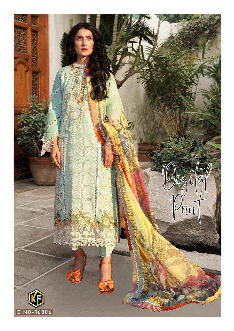 Keval Fab Sobia Nazir Vol 16 Cotton Dress Material 6 pcs Cataloge