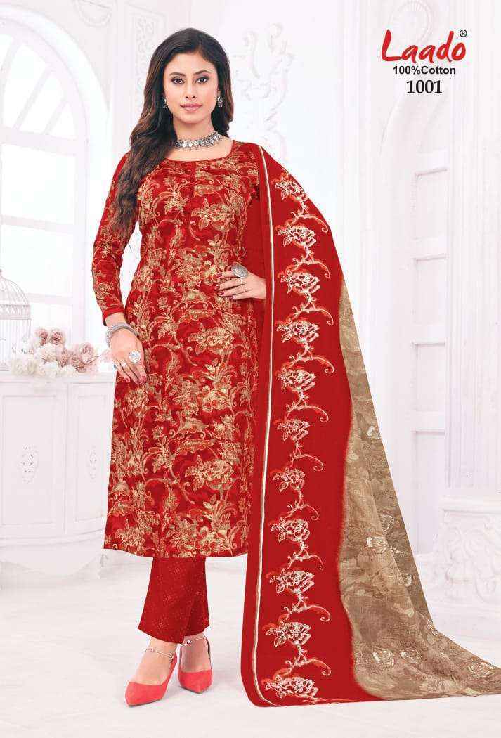 Laado Princess Vol 1 Cotton Dress Material 10 pcs Catalogue