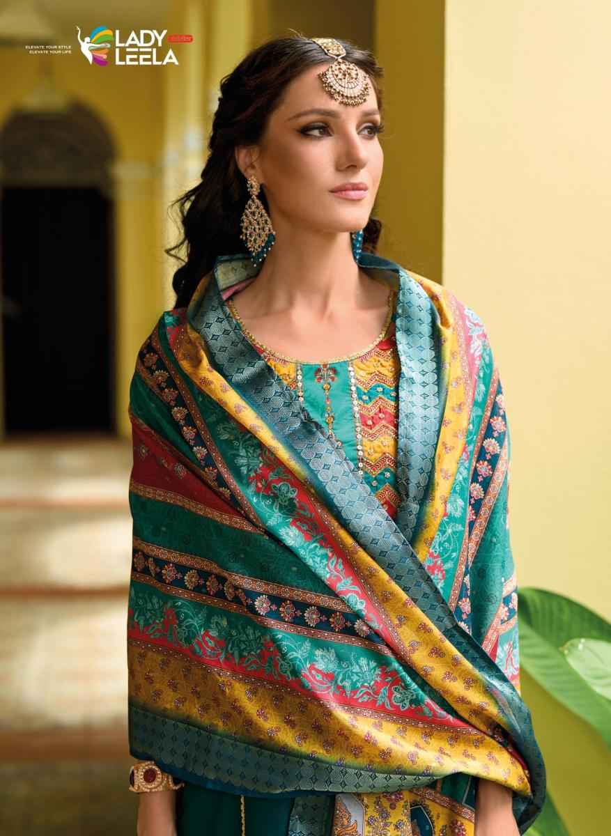 Lady Leela Zeenat Vichitra Silk Readymade Suit (6 pcs Catalogue)