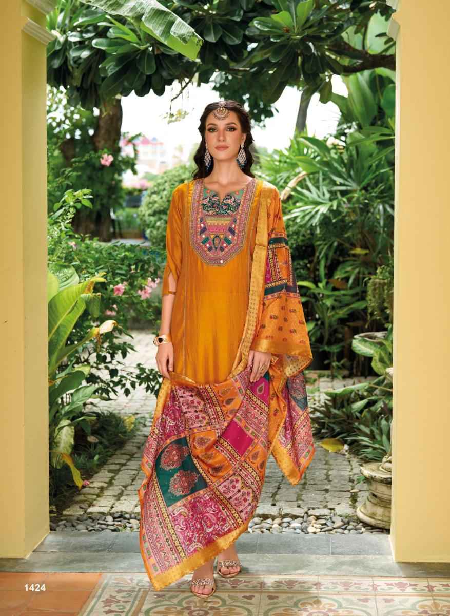 Lady Leela Zeenat Vichitra Silk Readymade Suit (6 pcs Catalogue)