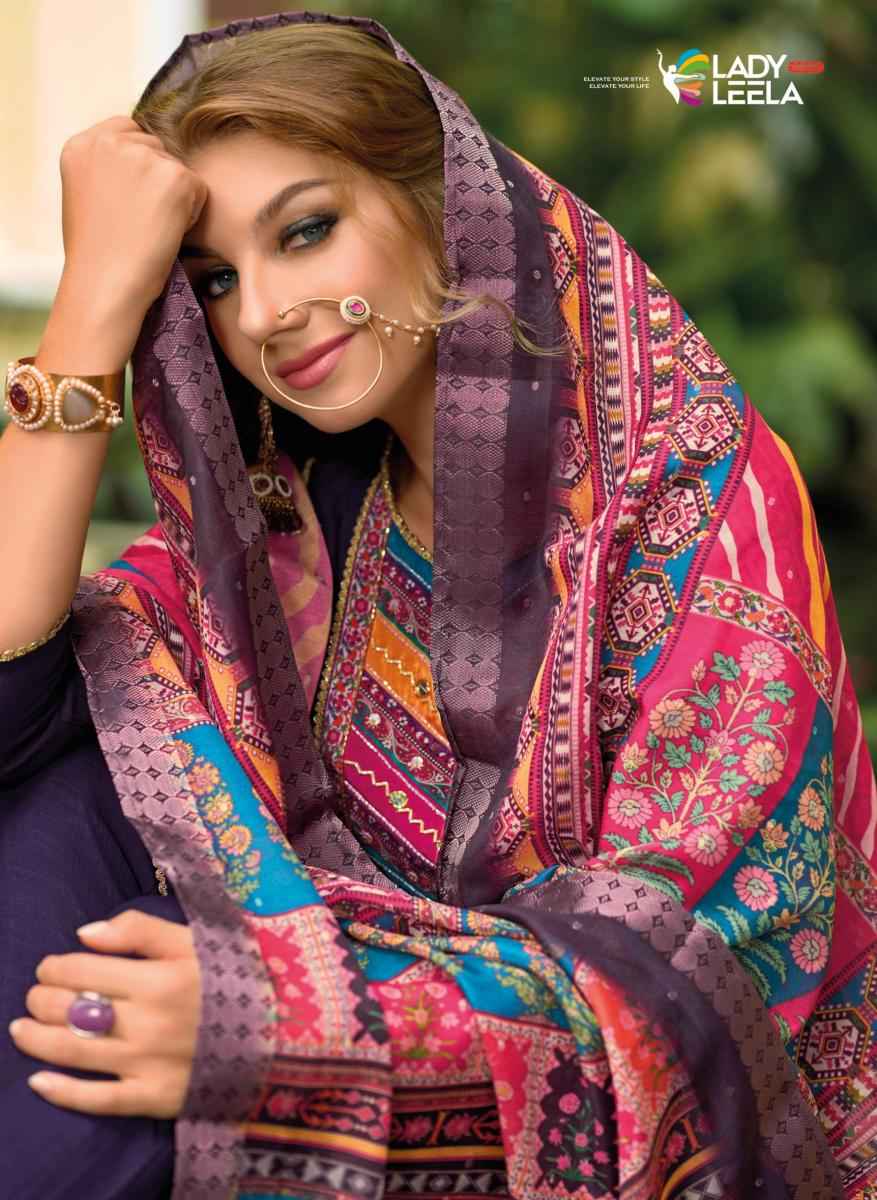 Lady Leela Zeenat Vichitra Silk Readymade Suit (6 pcs Catalogue)