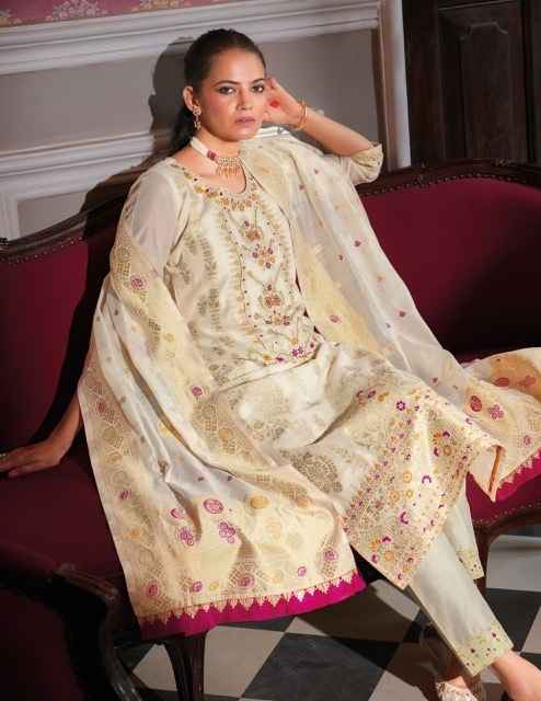 Lily & Lali Banarasi Silk Kurti Combo 6 pcs Catalogue