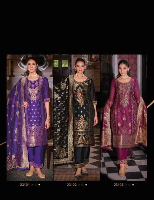Lily & Lali Banarasi Silk Kurti Combo 6 pcs Catalogue