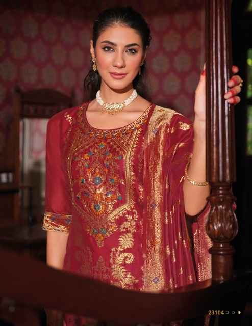Lily & Lali Banarasi Silk Kurti Combo 6 pcs Catalogue