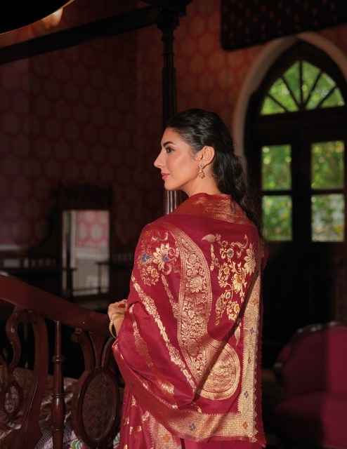 Lily & Lali Banarasi Silk Kurti Combo 6 pcs Catalogue