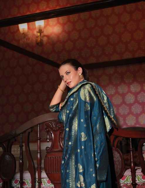 Lily & Lali Banarasi Silk Kurti Combo 6 pcs Catalogue