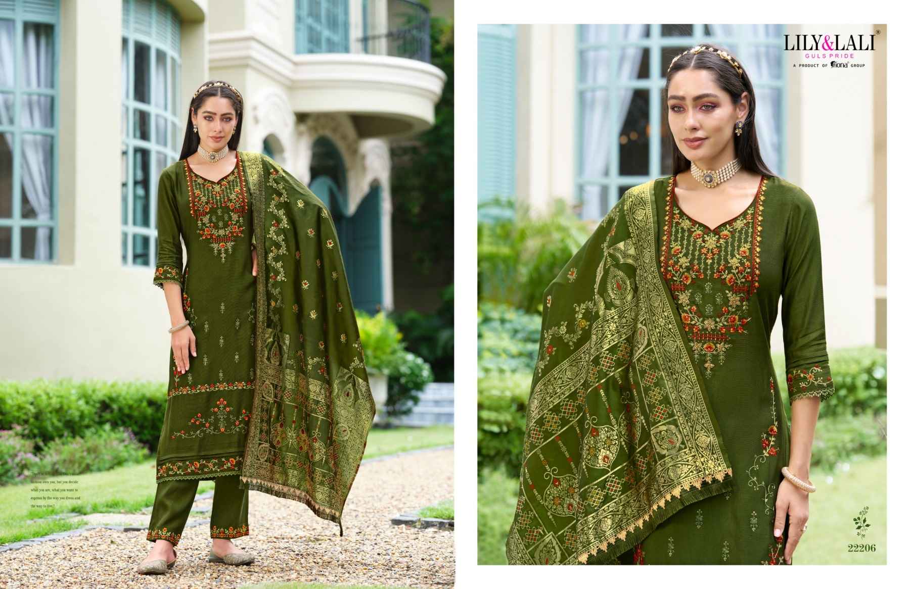 Lily & Lali Hasmeena Vol 4 Viscose Kurti Combo 6 pcs Catalogue