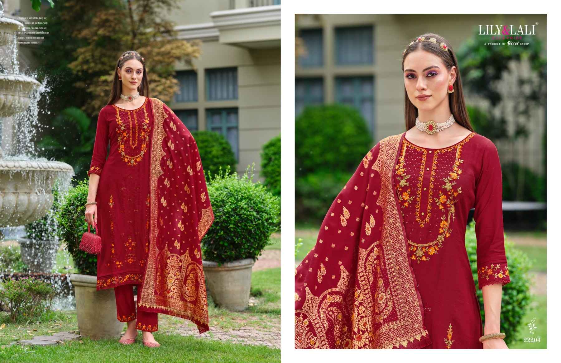 Lily & Lali Hasmeena Vol 4 Viscose Kurti Combo 6 pcs Catalogue