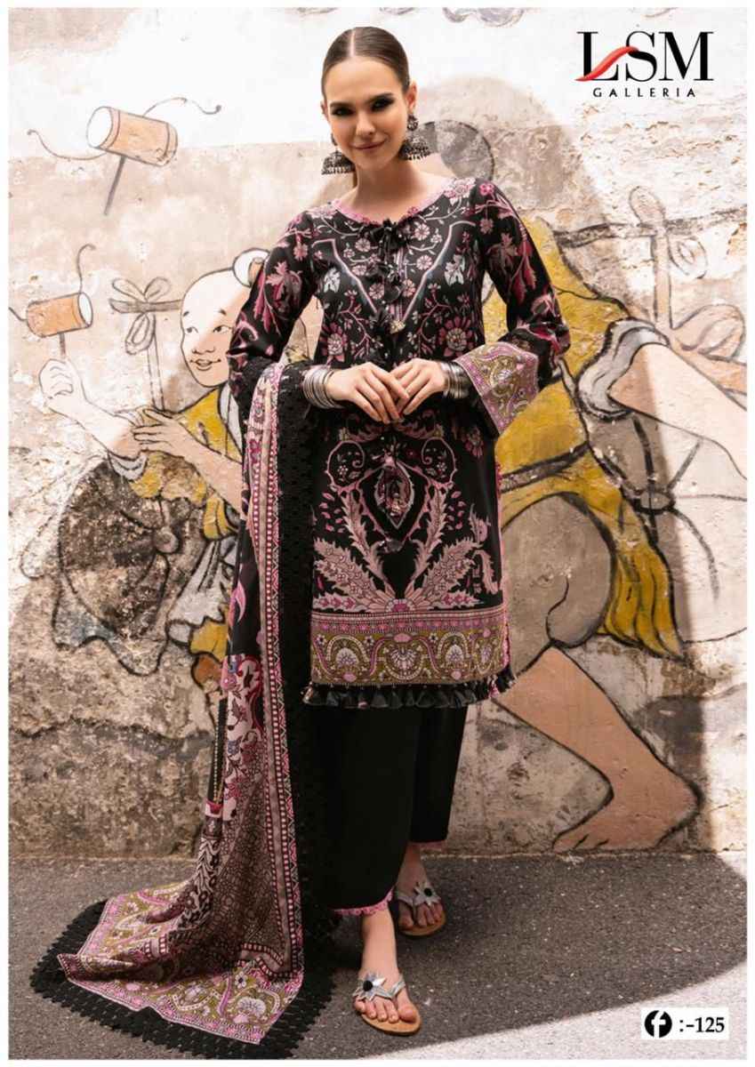 LSM Galleria Firdous Queen Lawn Vol 12 Lawn Cotton Dress Material 6 pcs Catalogue