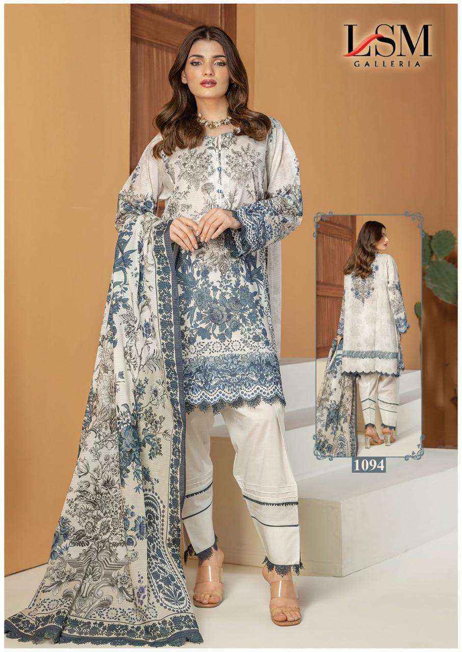 LSM Galleria Parian Dream Vol 10 Readymade Lawn Dress 6 pcs Catalogu