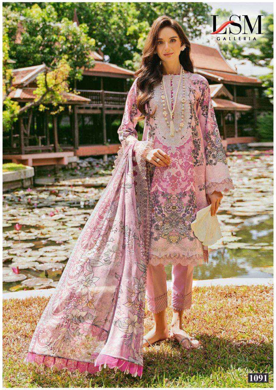 LSM Galleria Parian Dream Vol 10 Readymade Lawn Dress 6 pcs Catalogu