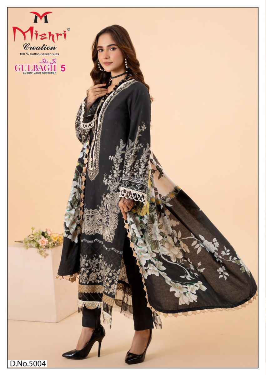 Mishri Creation Gulbagh 5 Lawn Cotton Dress Material 6 pcs Catalogue