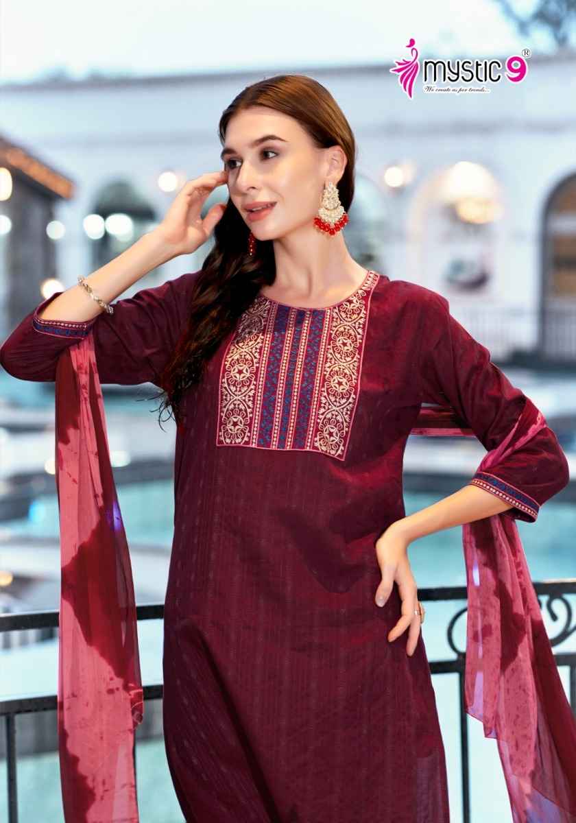 Mystic 9 Palak Vol 1 Cotton Kurti Combo 8 pcs Catalogue