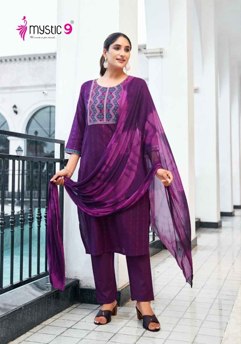 Mystic 9 Palak Vol 1 Cotton Kurti Combo 8 pcs Catalogue