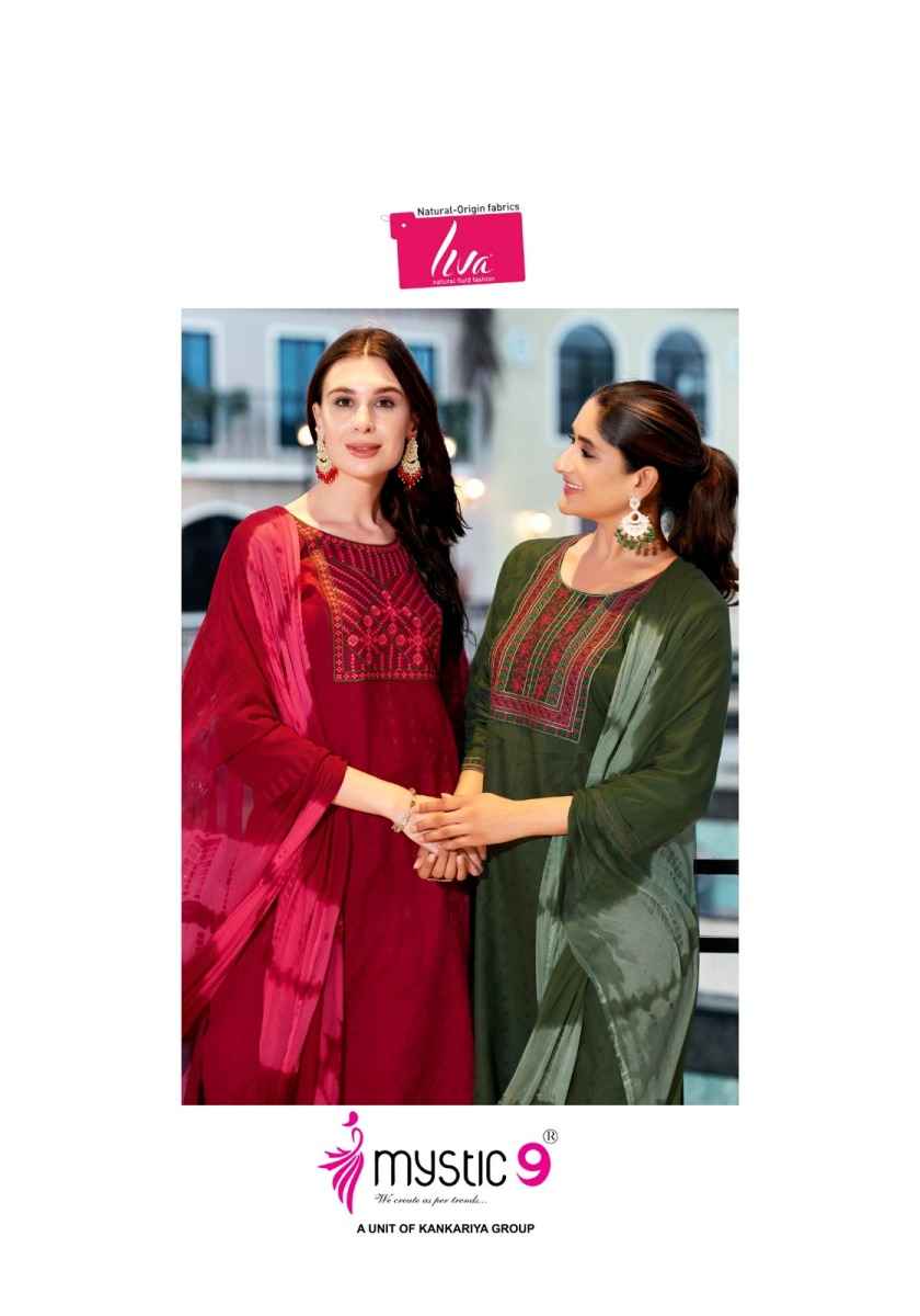 Mystic 9 Palak Vol 1 Cotton Kurti Combo 8 pcs Catalogue